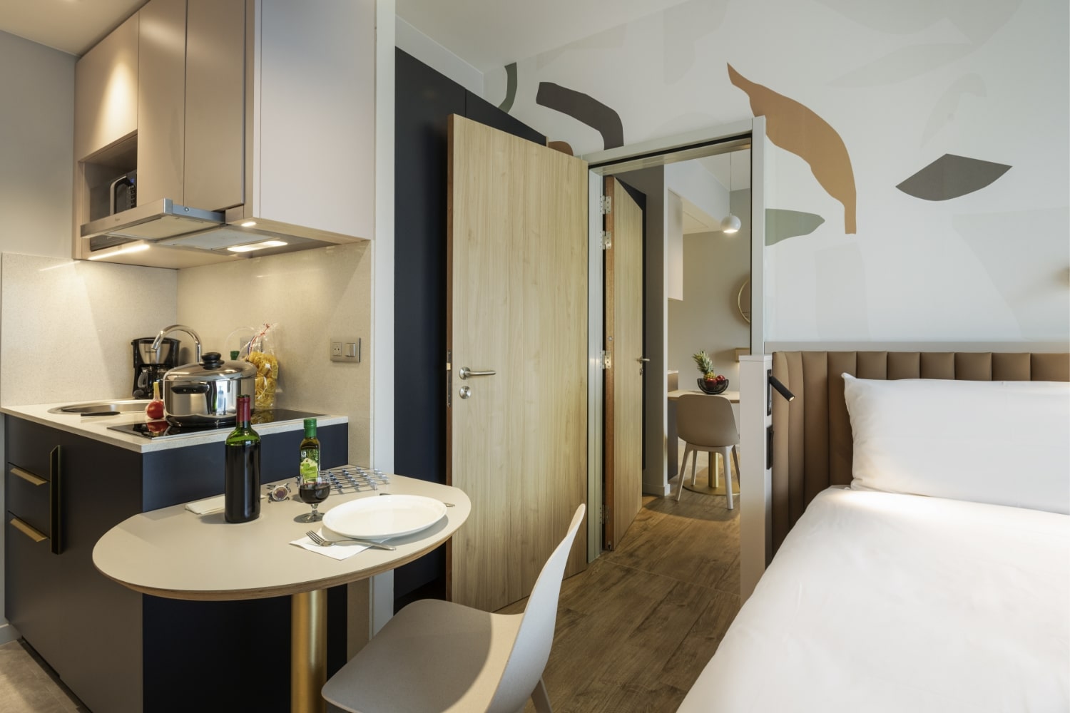 open space furniture instatalation