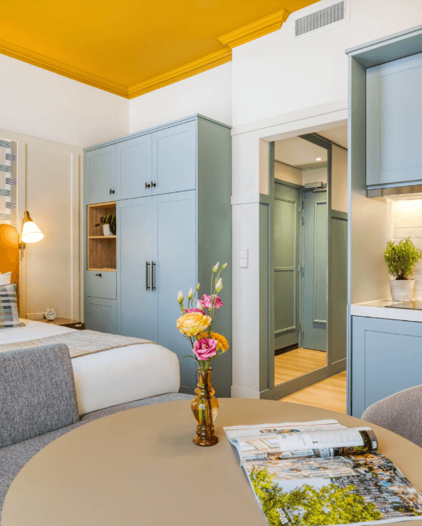 furniture instalation Rooms Hotel Ibiza, Spain