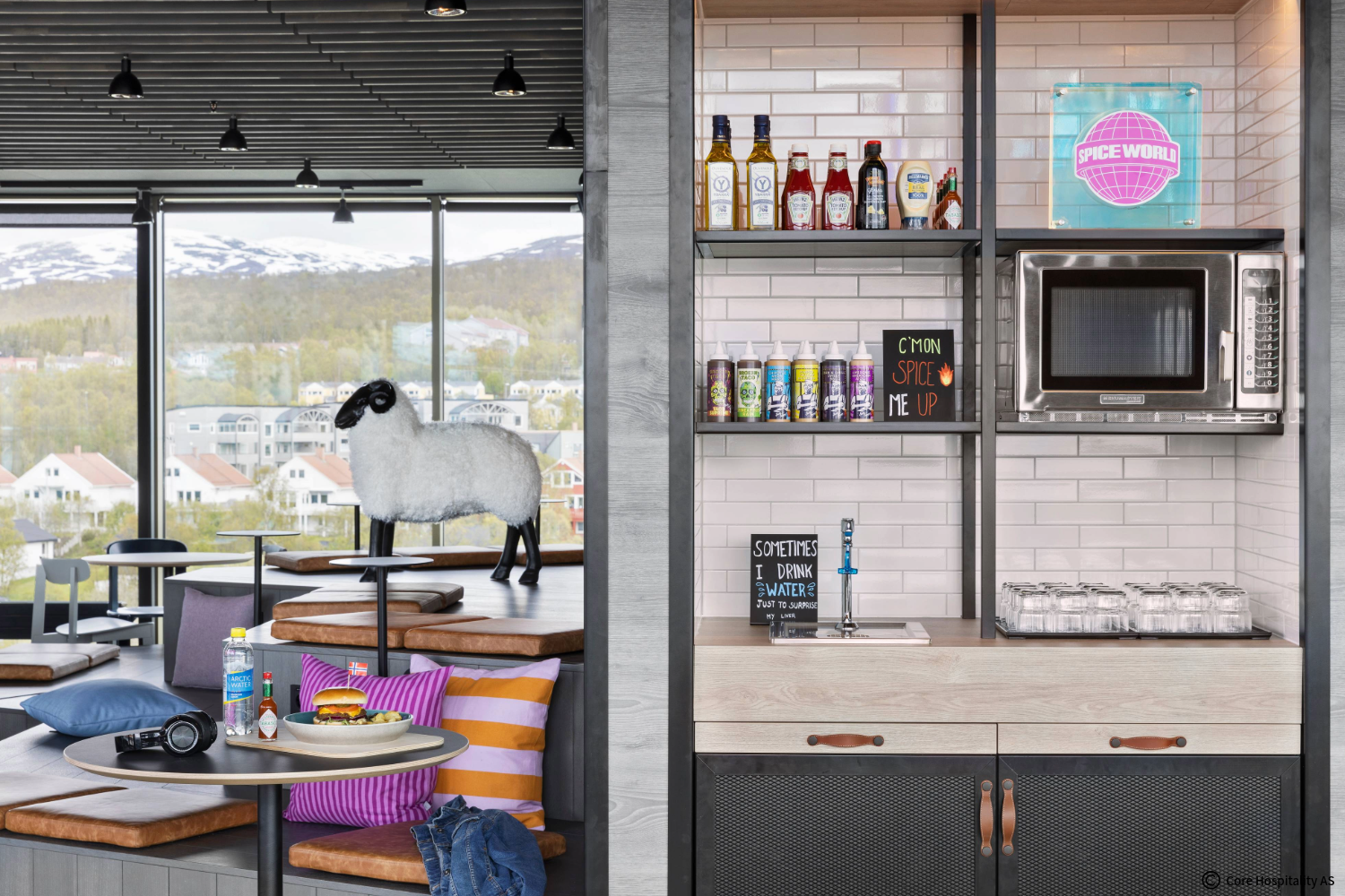 Tromso public area instalation