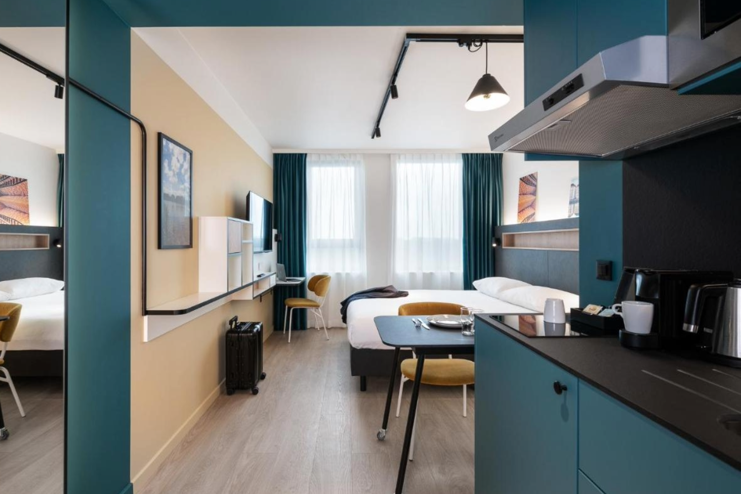 Apartment hotel in Ghent furniture