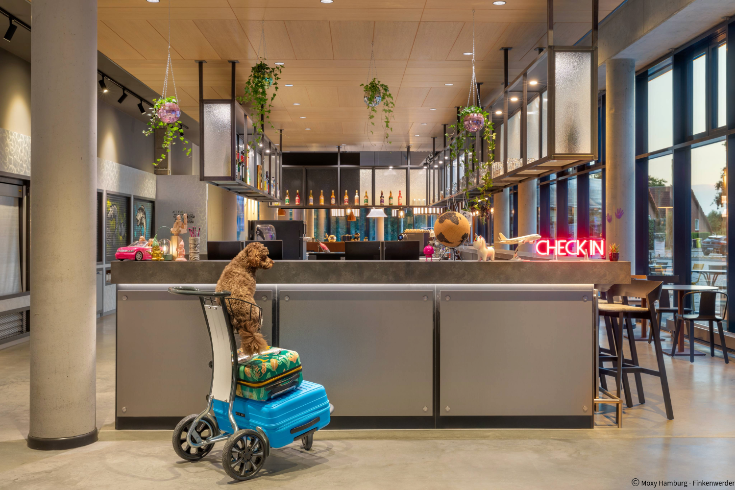 installation Hamburg Finkenwerder public areas