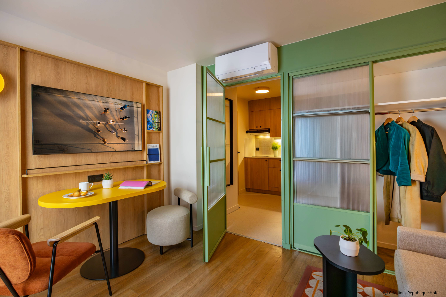 installation Rooms Republique, Paris, France