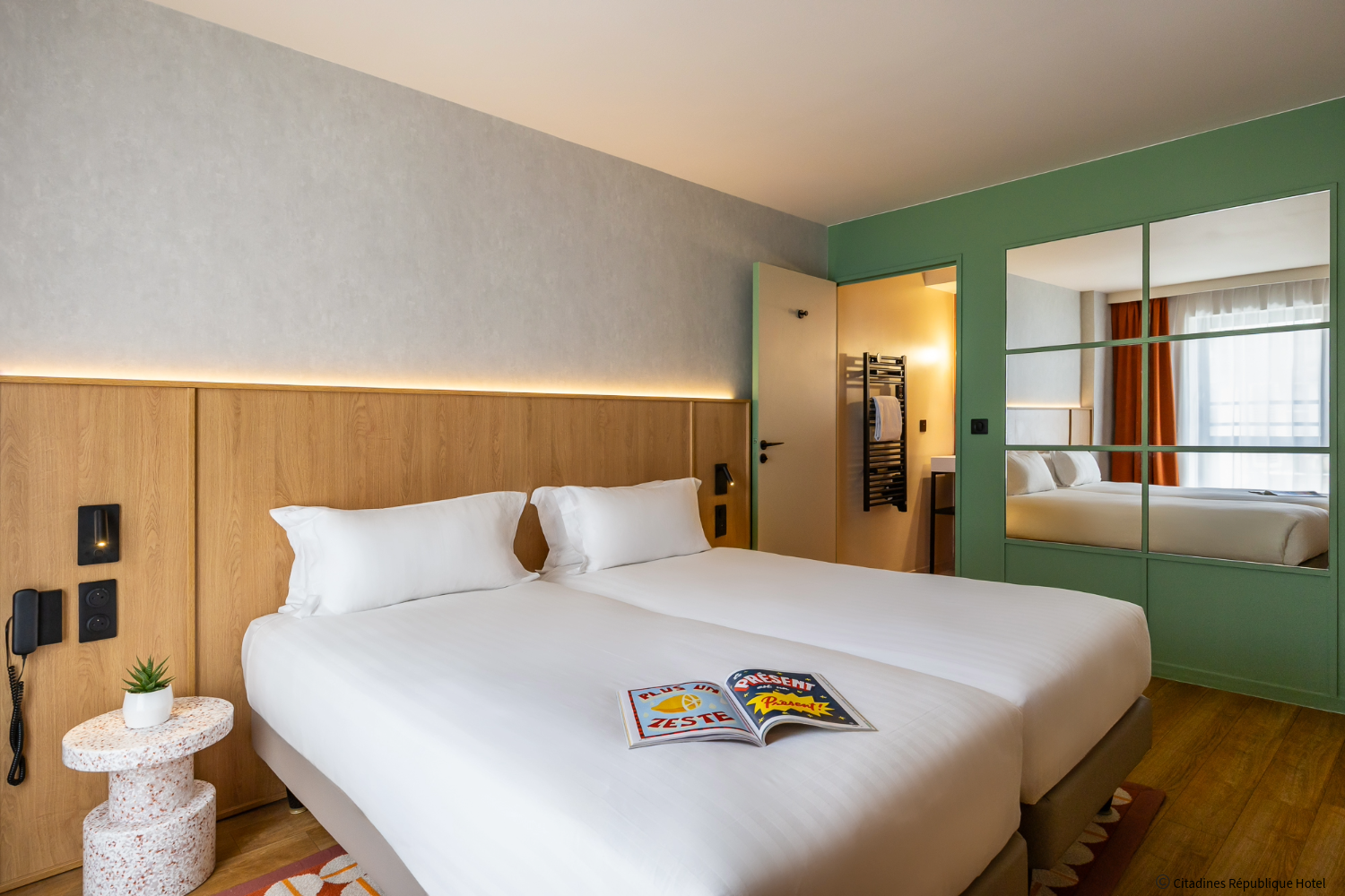 installation Rooms Republique, Paris, France