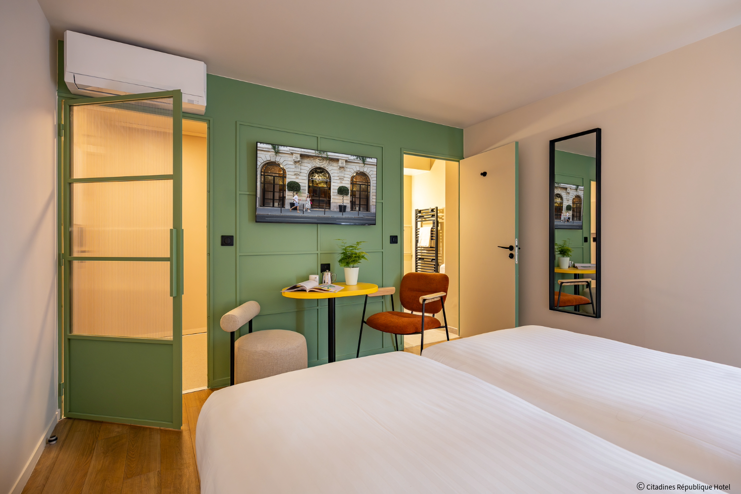 installation Rooms Republique, Paris, France